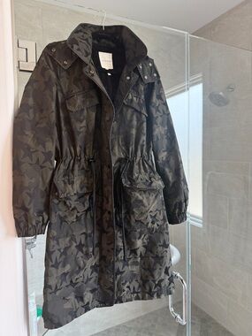 Rain jacket with fleece lining